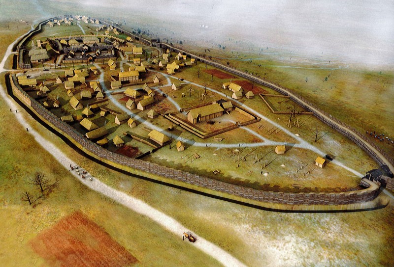 Proposition de restitution 3D du village